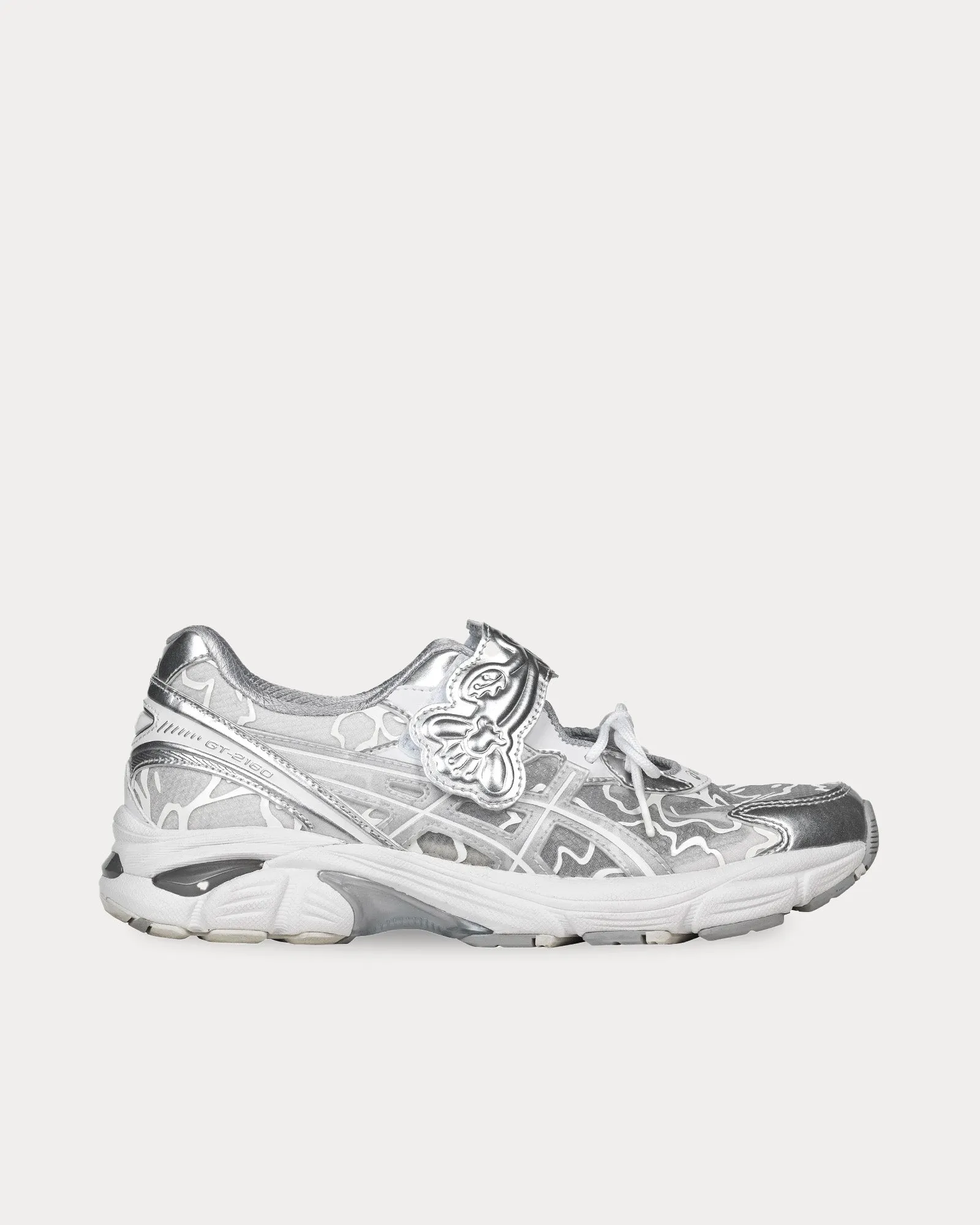 GT-2160 White / Silver Low Top Sneakers