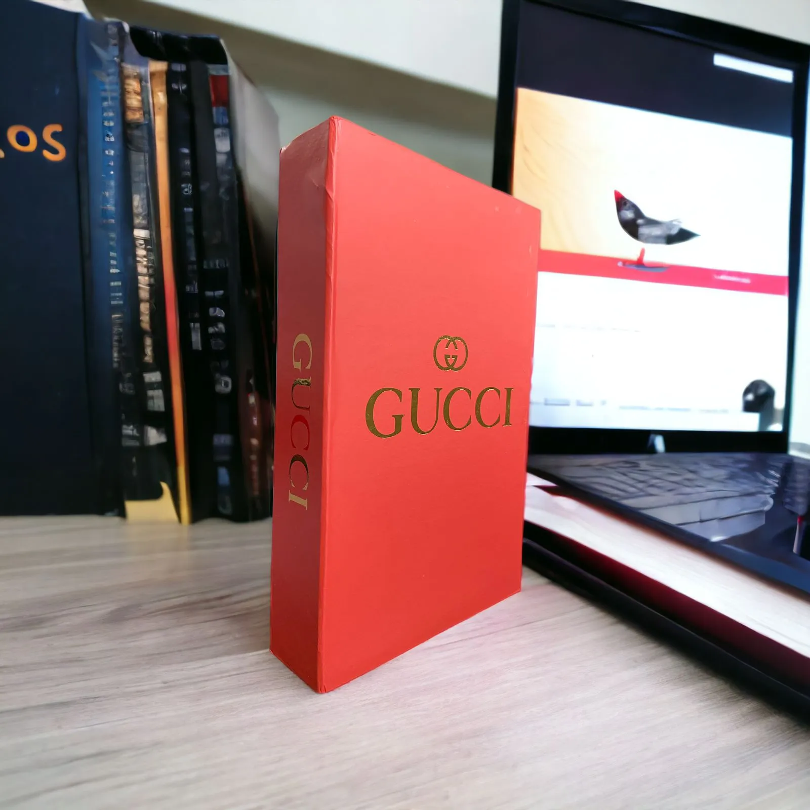 Gucci Faux Decorative Designer Books | Home Decor