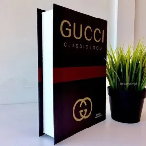 Gucci Faux Decorative Designer Books | Home Decor