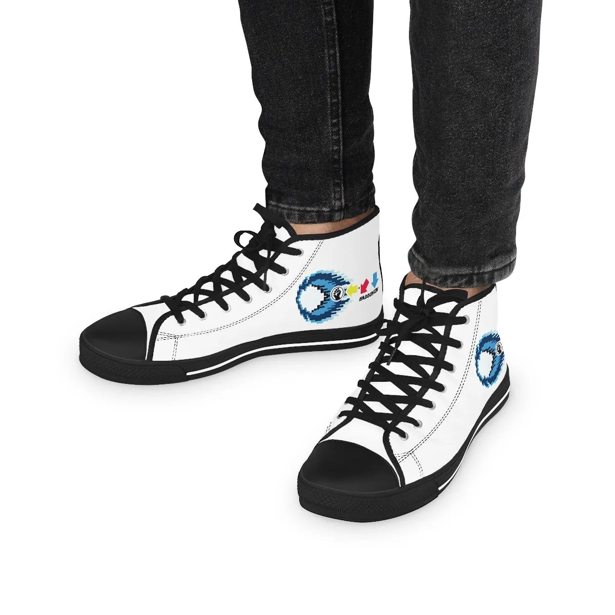 Hadouken - Street Fighter Arcade | Retro Gamer High top Canvas Sneakers