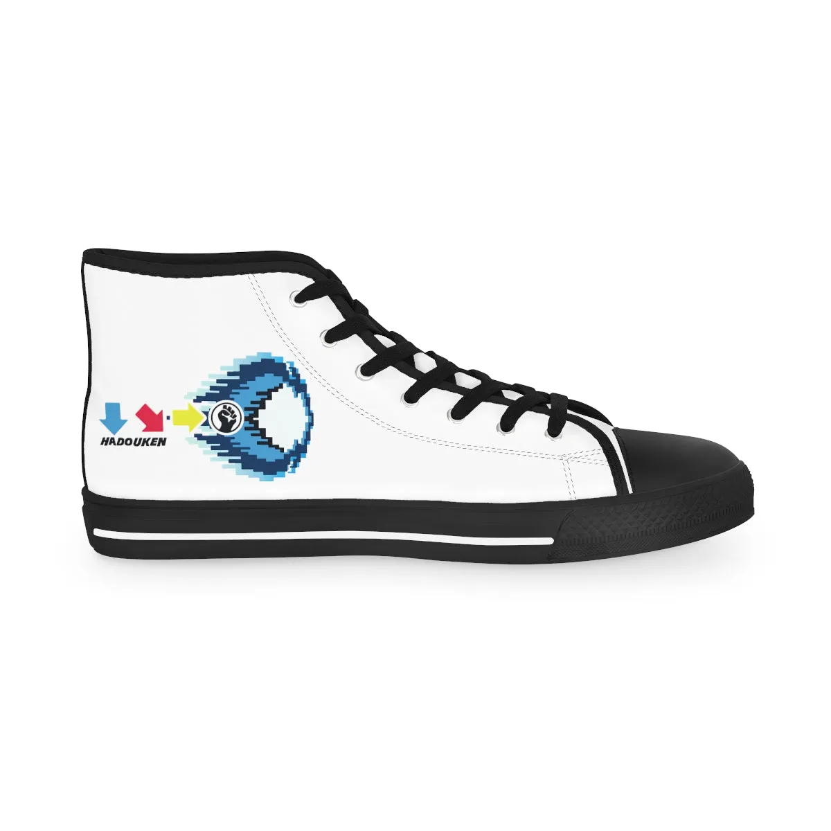 Hadouken - Street Fighter Arcade | Retro Gamer High top Canvas Sneakers