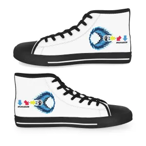 Hadouken - Street Fighter Arcade | Retro Gamer High top Canvas Sneakers