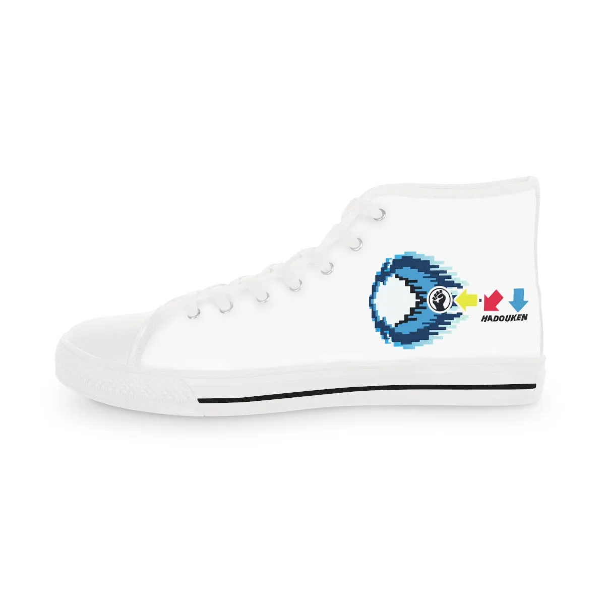 Hadouken - Street Fighter Arcade | Retro Gamer High top Canvas Sneakers