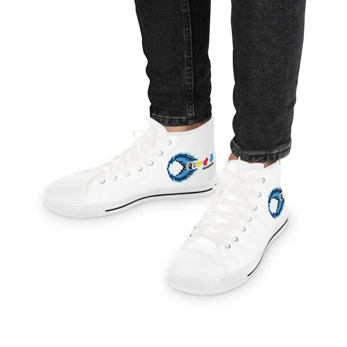 Hadouken - Street Fighter Arcade | Retro Gamer High top Canvas Sneakers