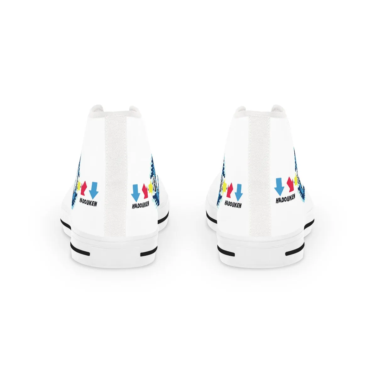 Hadouken - Street Fighter Arcade | Retro Gamer High top Canvas Sneakers