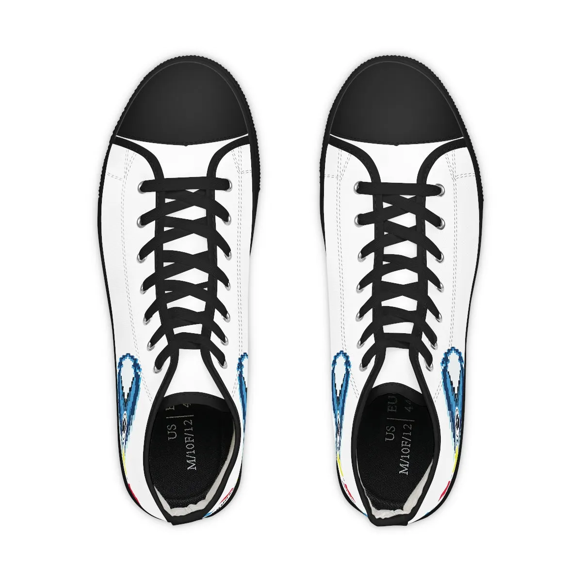 Hadouken - Street Fighter Arcade | Retro Gamer High top Canvas Sneakers