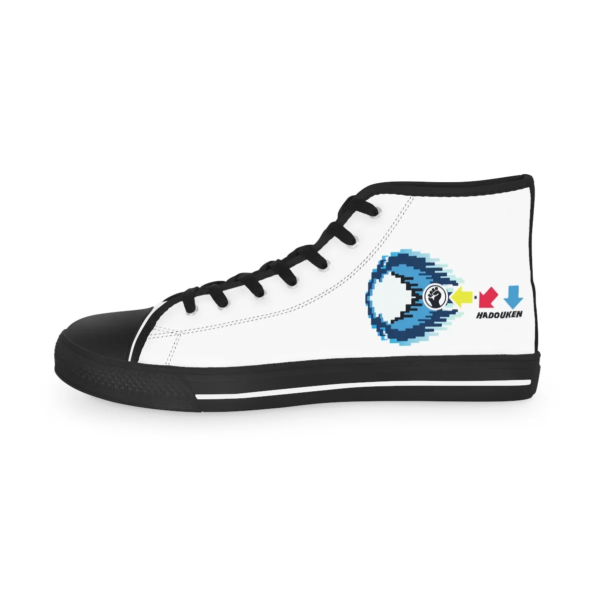 Hadouken - Street Fighter Arcade | Retro Gamer High top Canvas Sneakers