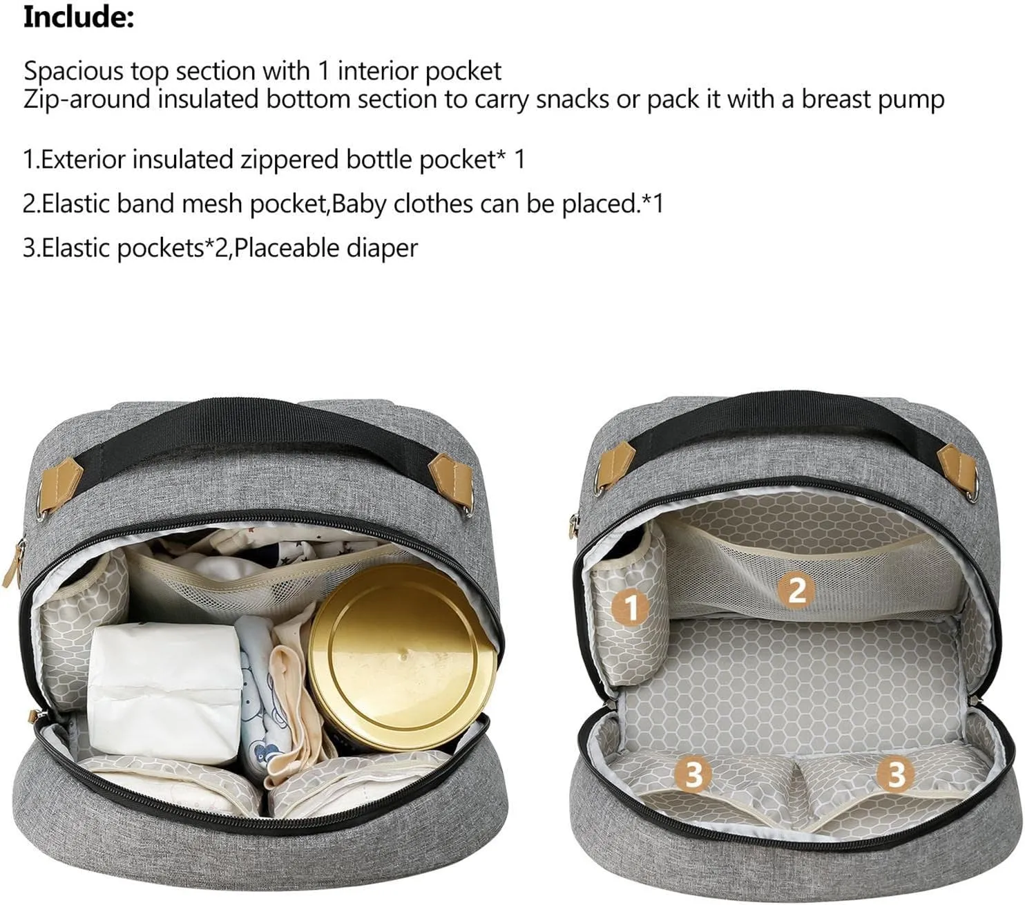 Haly Diaper Backpack New Smart Design