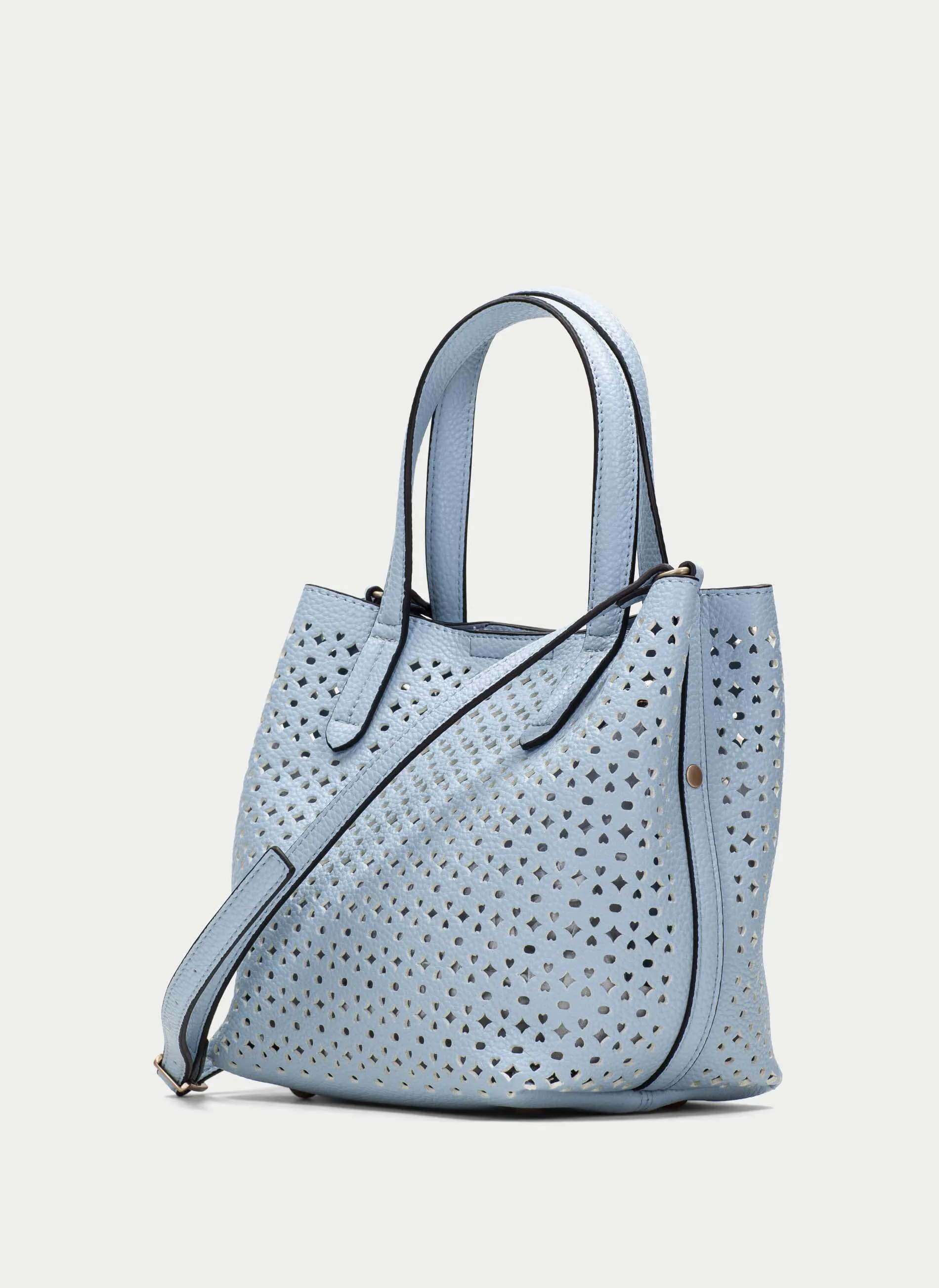 Hispanitas Sky Blue Shoulder Tote Bag|BV253971B