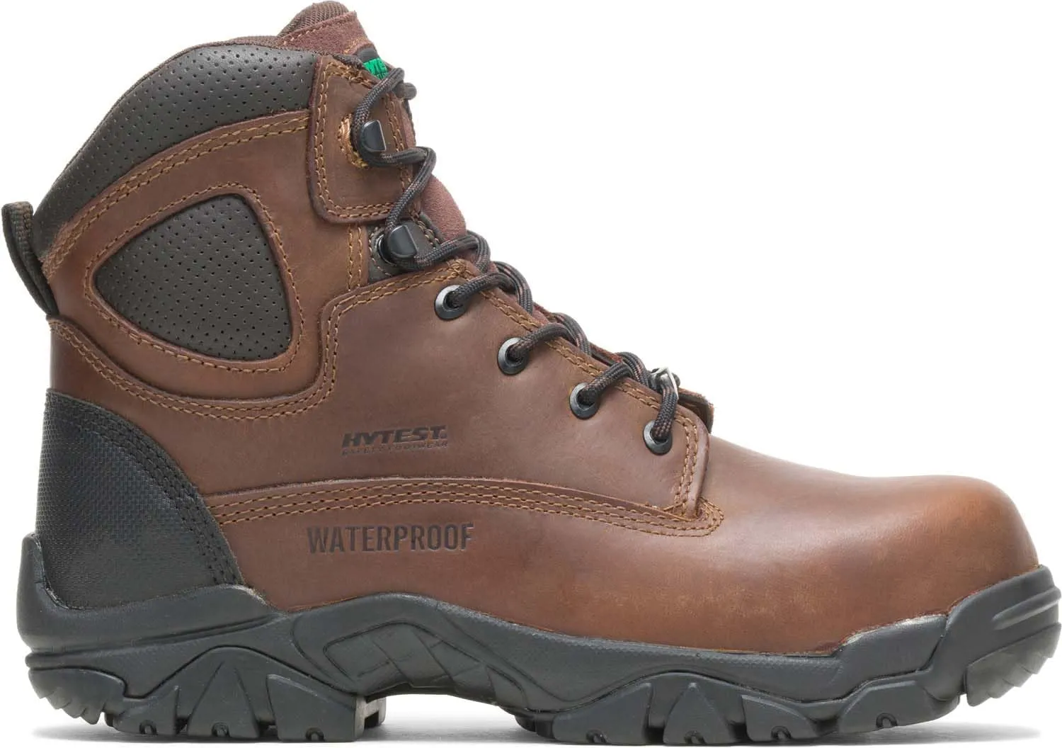 HYTEST Electrical Hazard, Composite Toe, Puncture Resistant, Non-Metallic Waterproof Unisex 6 Inch Hiker