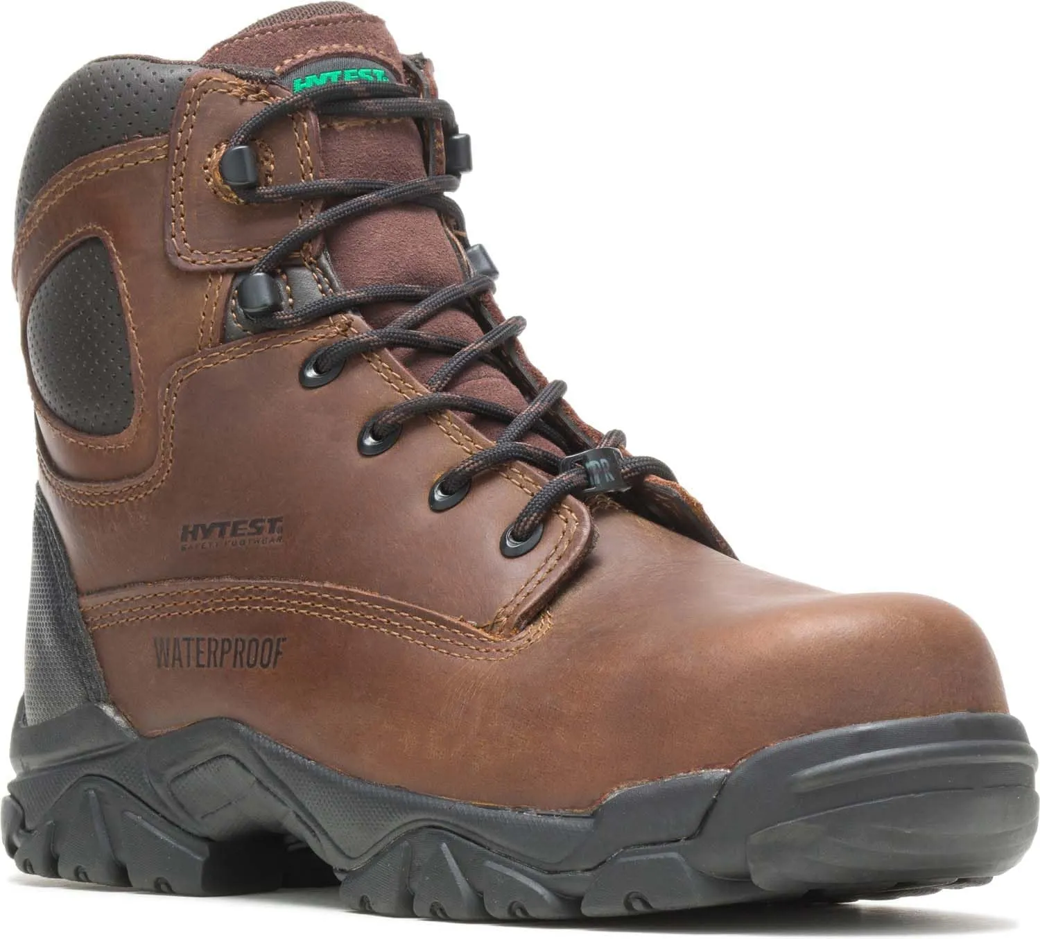 HYTEST Electrical Hazard, Composite Toe, Puncture Resistant, Non-Metallic Waterproof Unisex 6 Inch Hiker