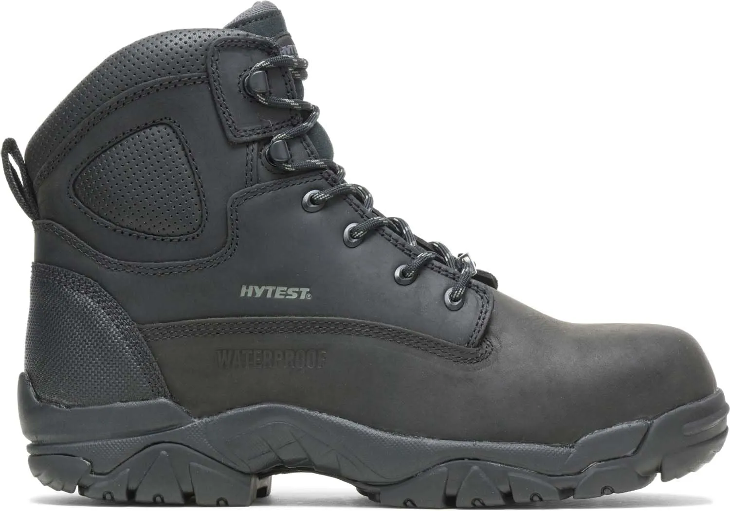 HYTEST Electrical Hazard, Composite Toe, Puncture Resistant, Non-Metallic Waterproof Unisex 6 Inch Hiker