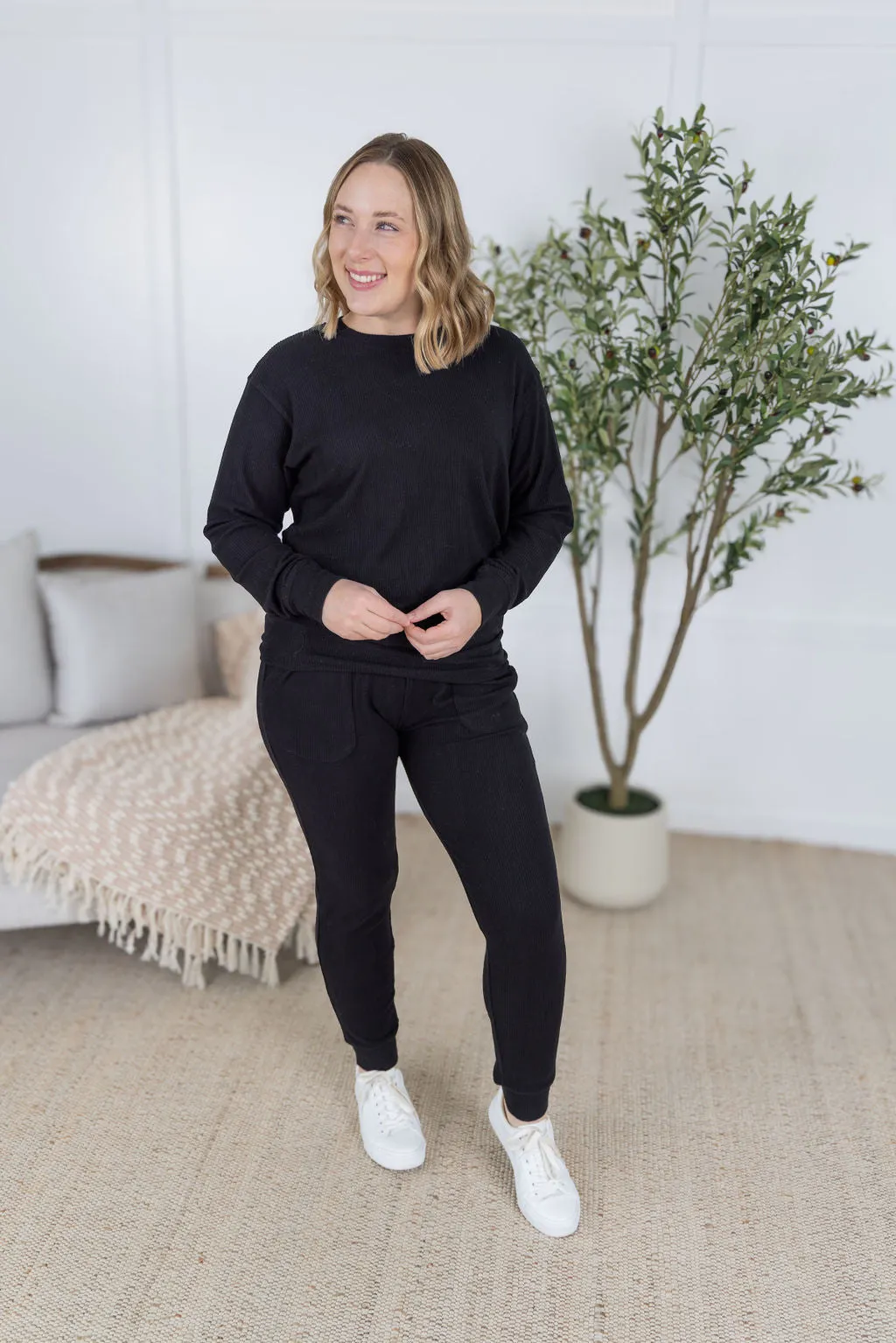 IN PRODUCTION Corrine Joggers - Black