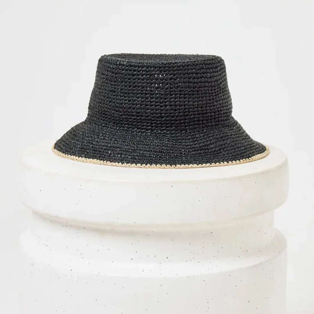 Isadora Hat (Black   Cream)