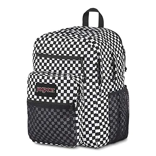 Jansport Big Campus Backpack - Lightweight 15-inch Laptop Bag, Finish Line Flag