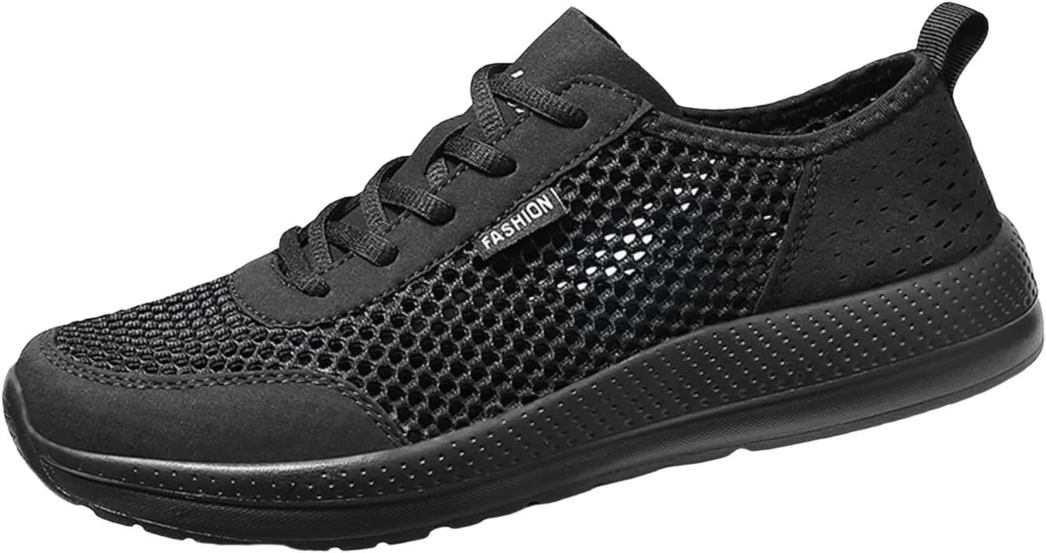 Jogging Walking Sneakers for Men Lightweight Breathable Walking Shoe Gym Tennis Men's Comfortable Canvas Shoes