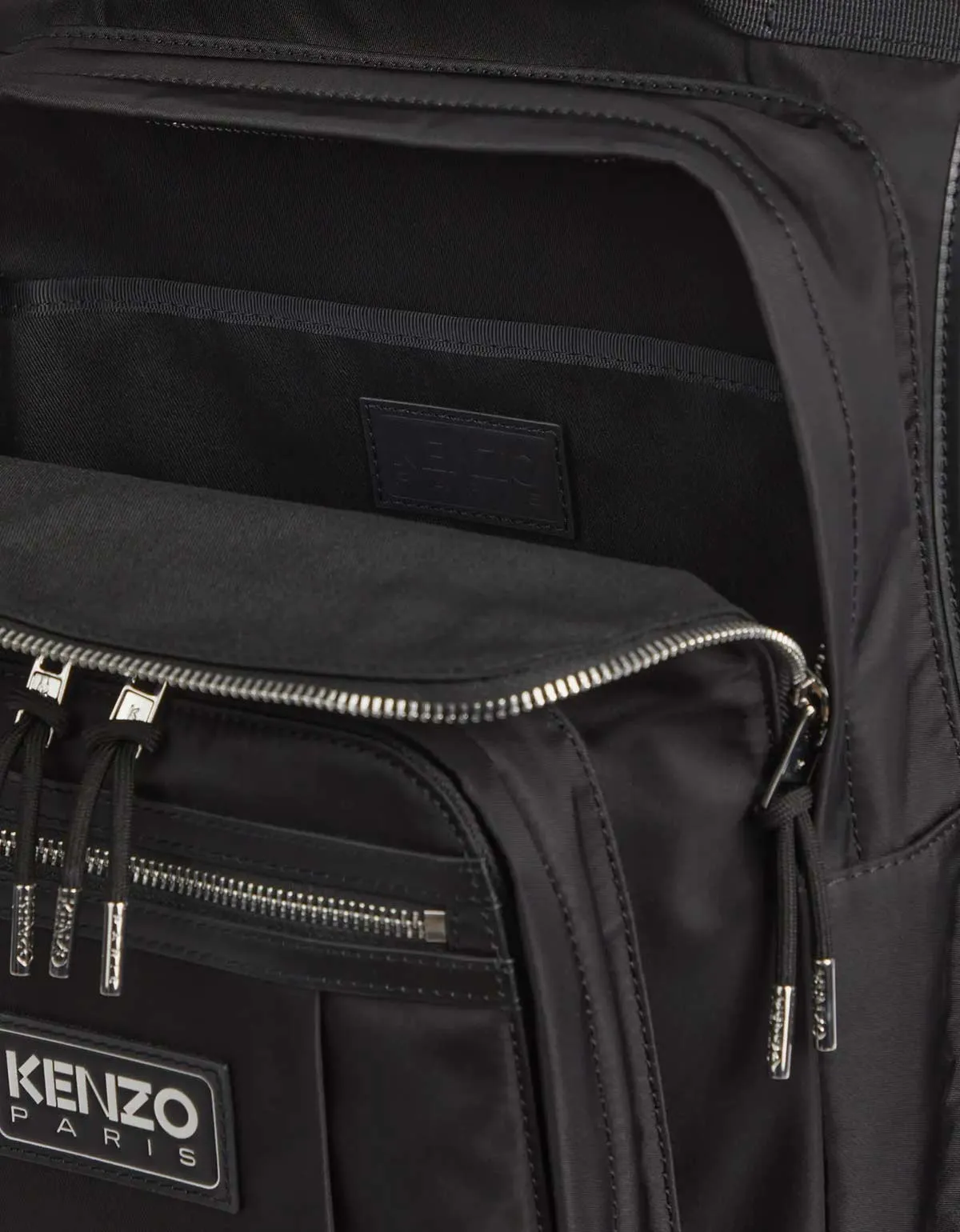 Kenzo Discover Black Vest Backpack