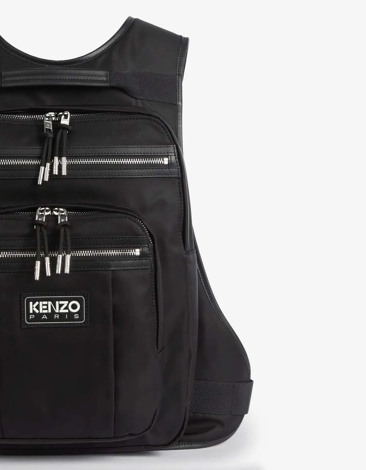 Kenzo Discover Black Vest Backpack