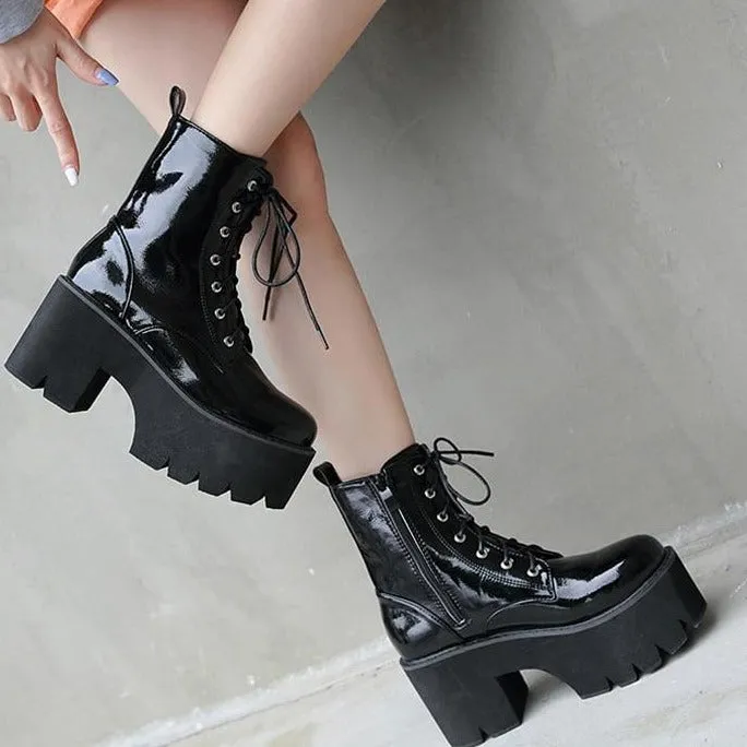 Lace Autumn Boots