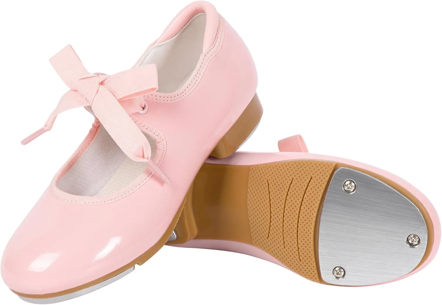 Linodes Leather/Patent Tap Shoe for Girls and Boys (Toddler/Little Kid/Big Kid)