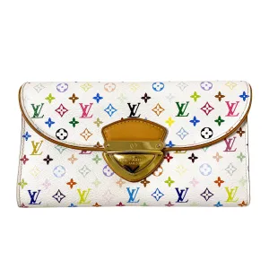 Louis Vuitton x Takashi Murakami Monogram Multicolour Portefeuille Eugenie Wallet Litche
