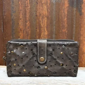 Margery 100% Leather Handbag in Olive