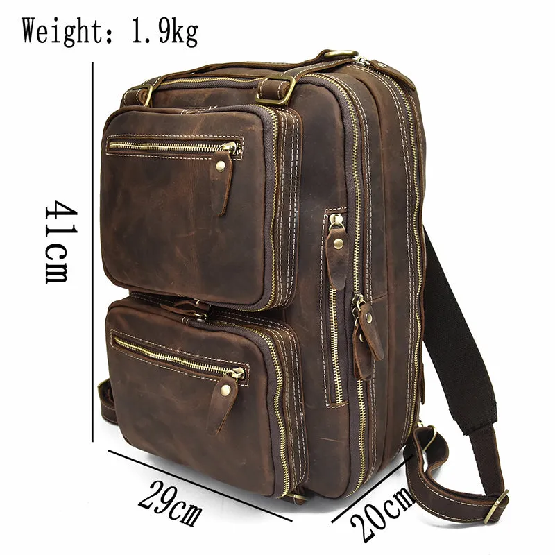 Matthew Leather Laptop Bag For Men