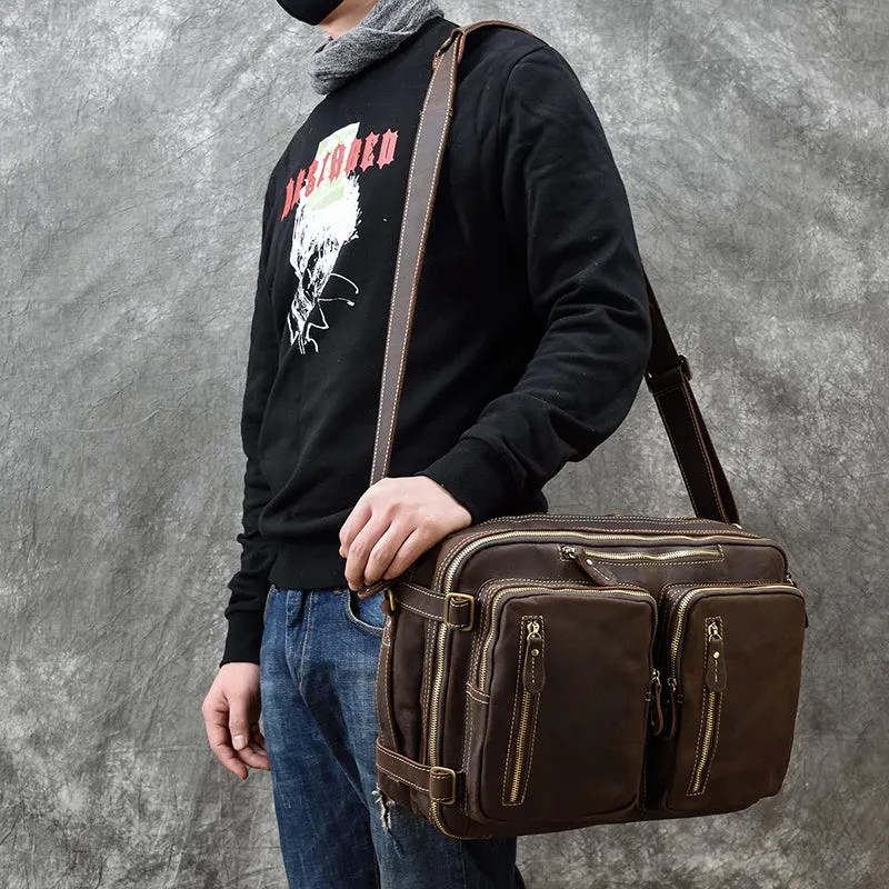 Matthew Leather Laptop Bag For Men