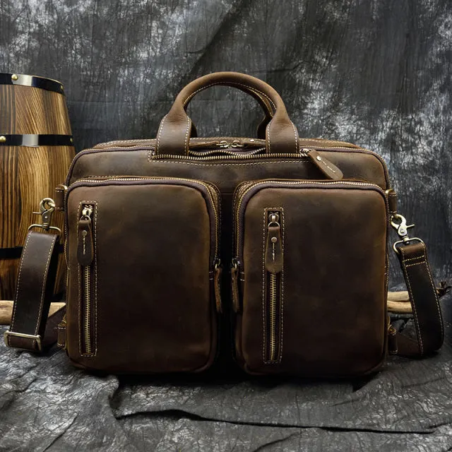 Matthew Leather Laptop Bag For Men