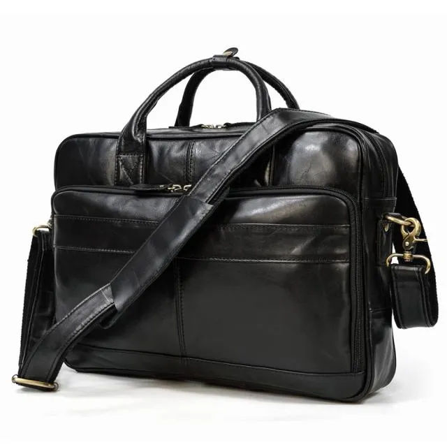 Matthew Leather Laptop Bag For Men