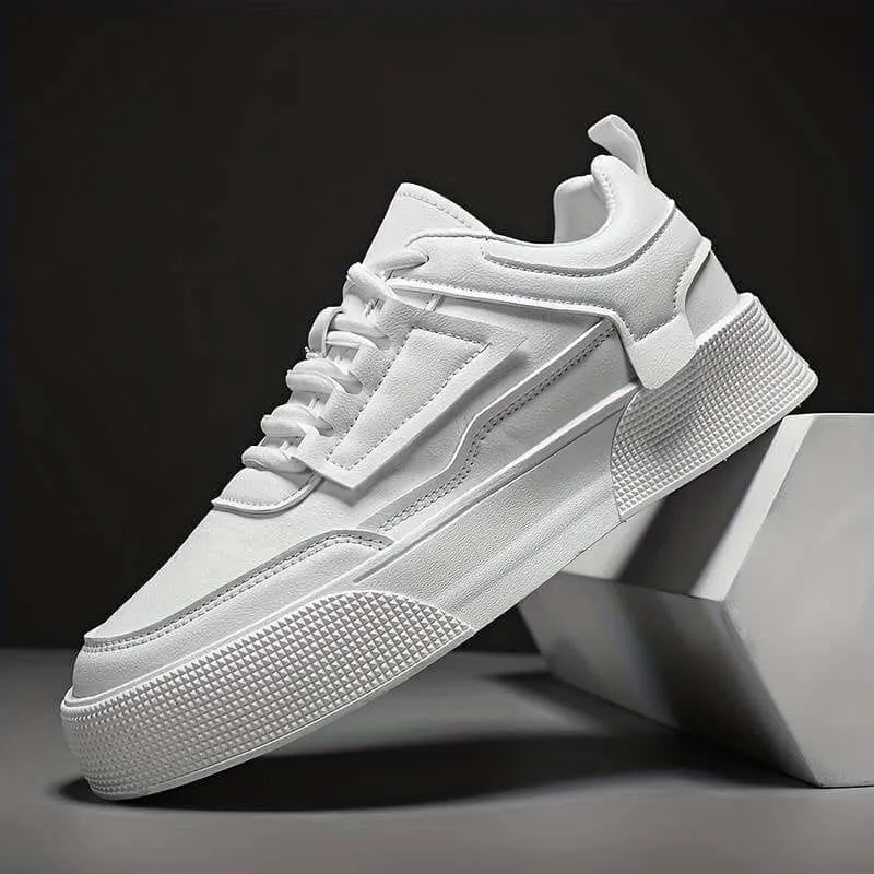 Men's Casual Lace-Up Sneakers with Chunky Sole