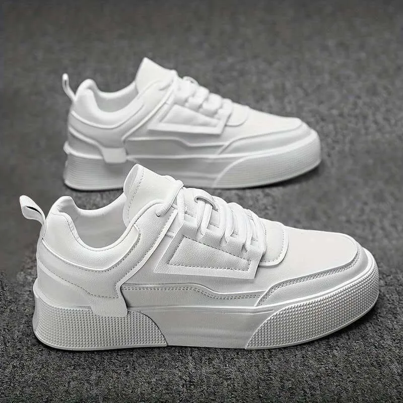 Men's Casual Lace-Up Sneakers with Chunky Sole