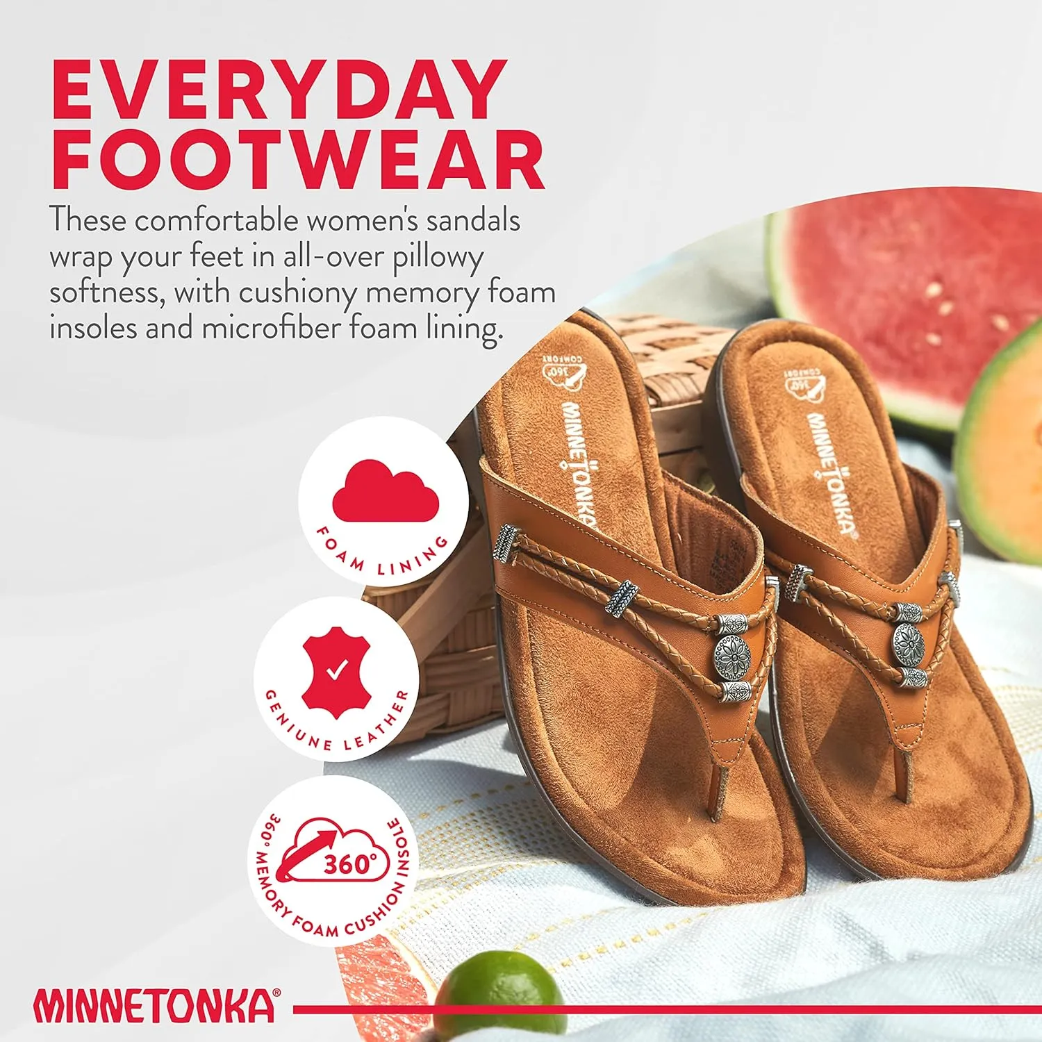 Minnetonka Women's Silverthorne 360 Sandal