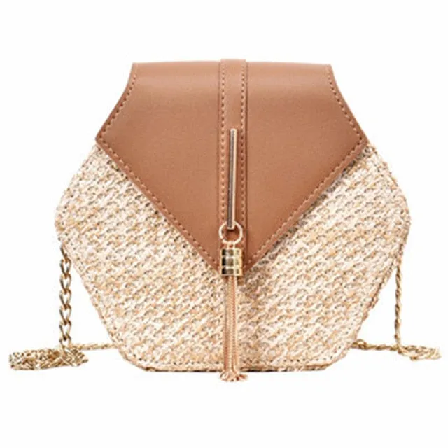 Mulit Style Straw leather Handbag