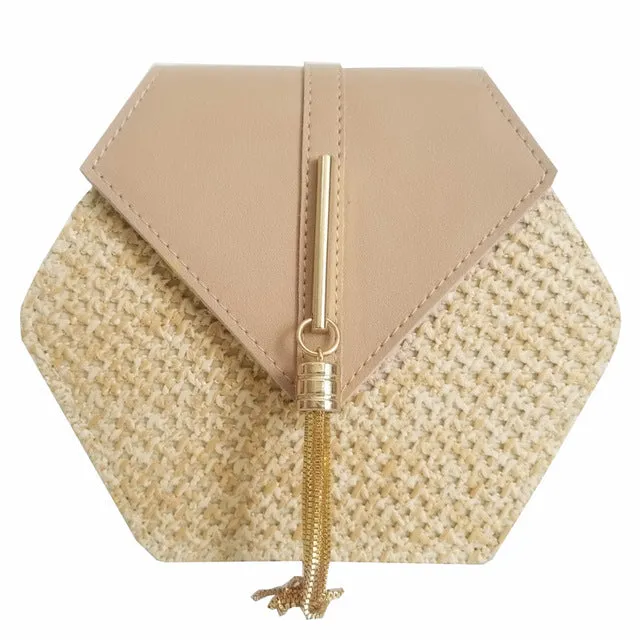 Mulit Style Straw leather Handbag