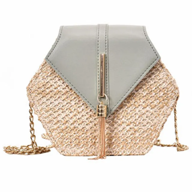 Mulit Style Straw leather Handbag