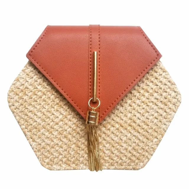 Mulit Style Straw leather Handbag