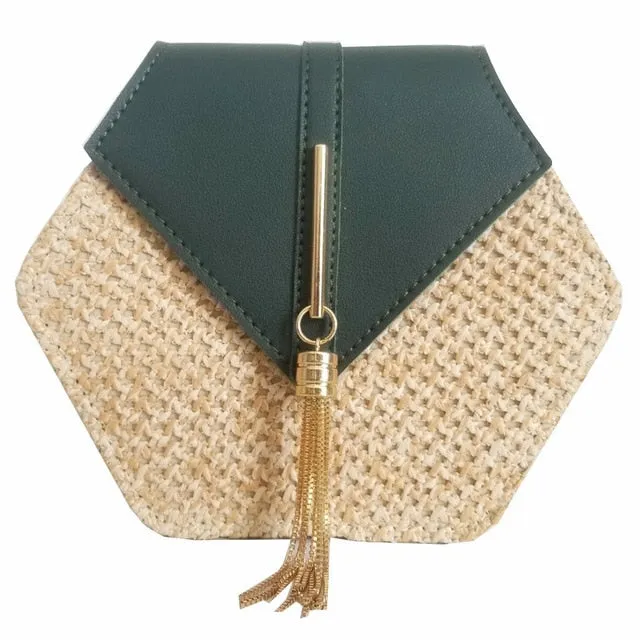 Mulit Style Straw leather Handbag
