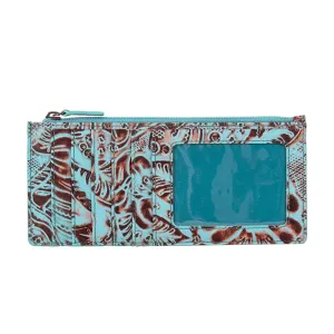 Myra Delilah Creek Hand Tooled Long Card Wallet