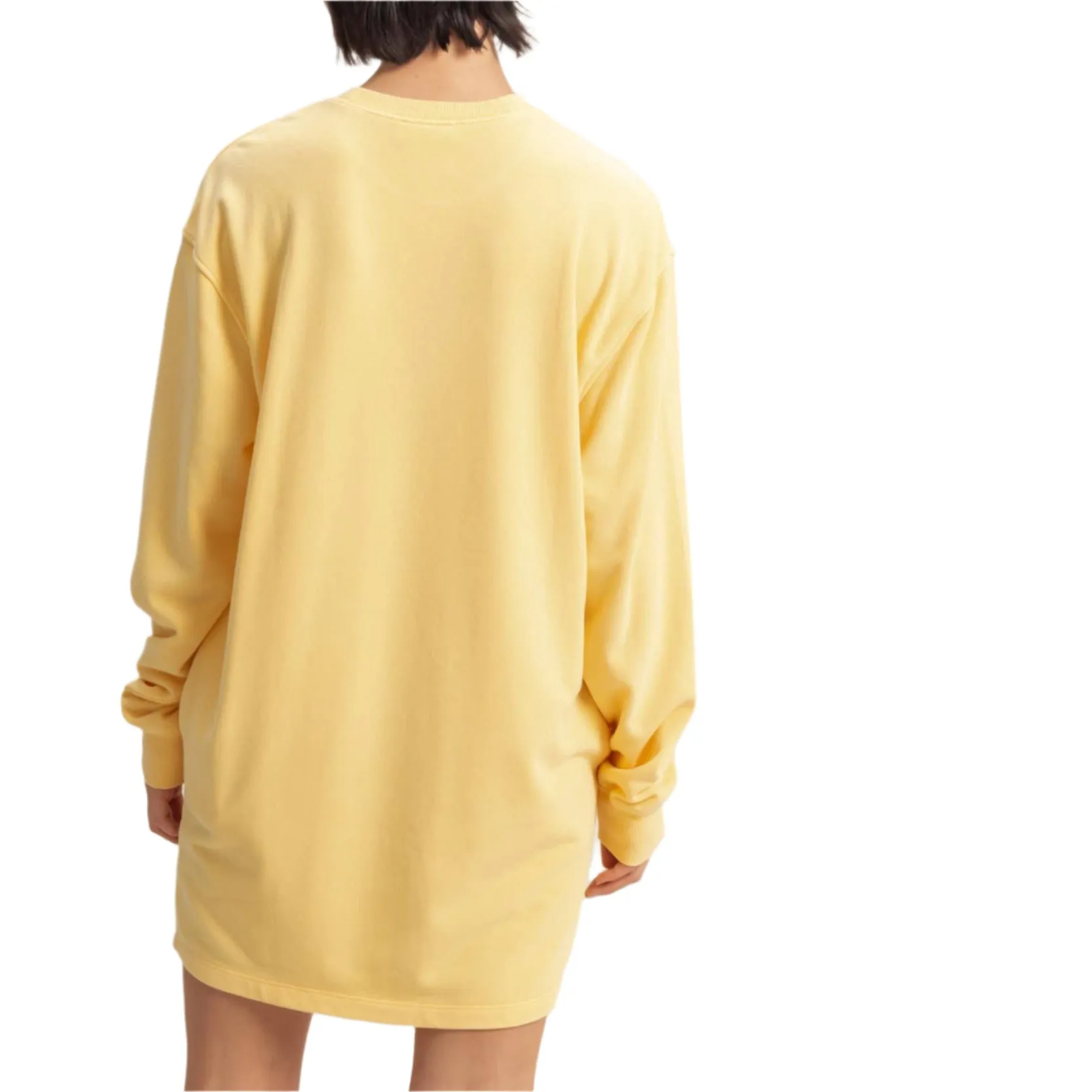 Oversized Mini Dress In Sunflower