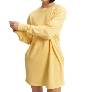Oversized Mini Dress In Sunflower