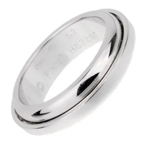 Piaget Possession 18k White Gold Band Ring Sz 6