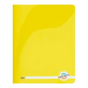 Premto 9x7 Durable Cover Exercise Book - 128 Pages -Sunshine Yellow