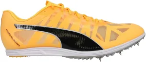 PUMA Mens Evospeed Mid-distance Track and Field Shoe, Sun Stream-PUMA Mens Black, 10.5