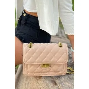 Quilted Elegance Purse in White