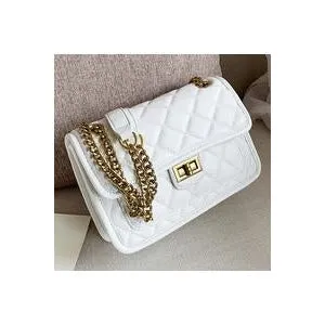 Quilted Elegance Purse in White