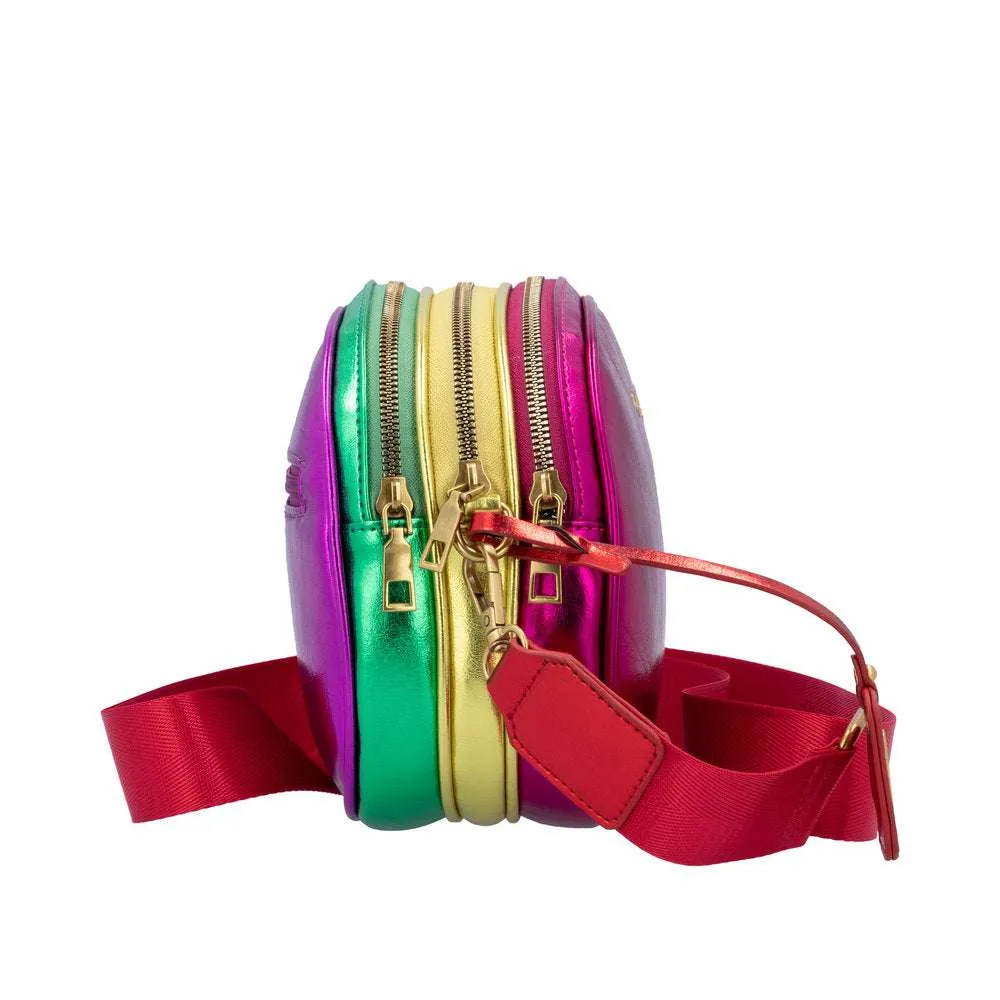 Remonte Metallic Multicolour Zip Handbag|Q063491