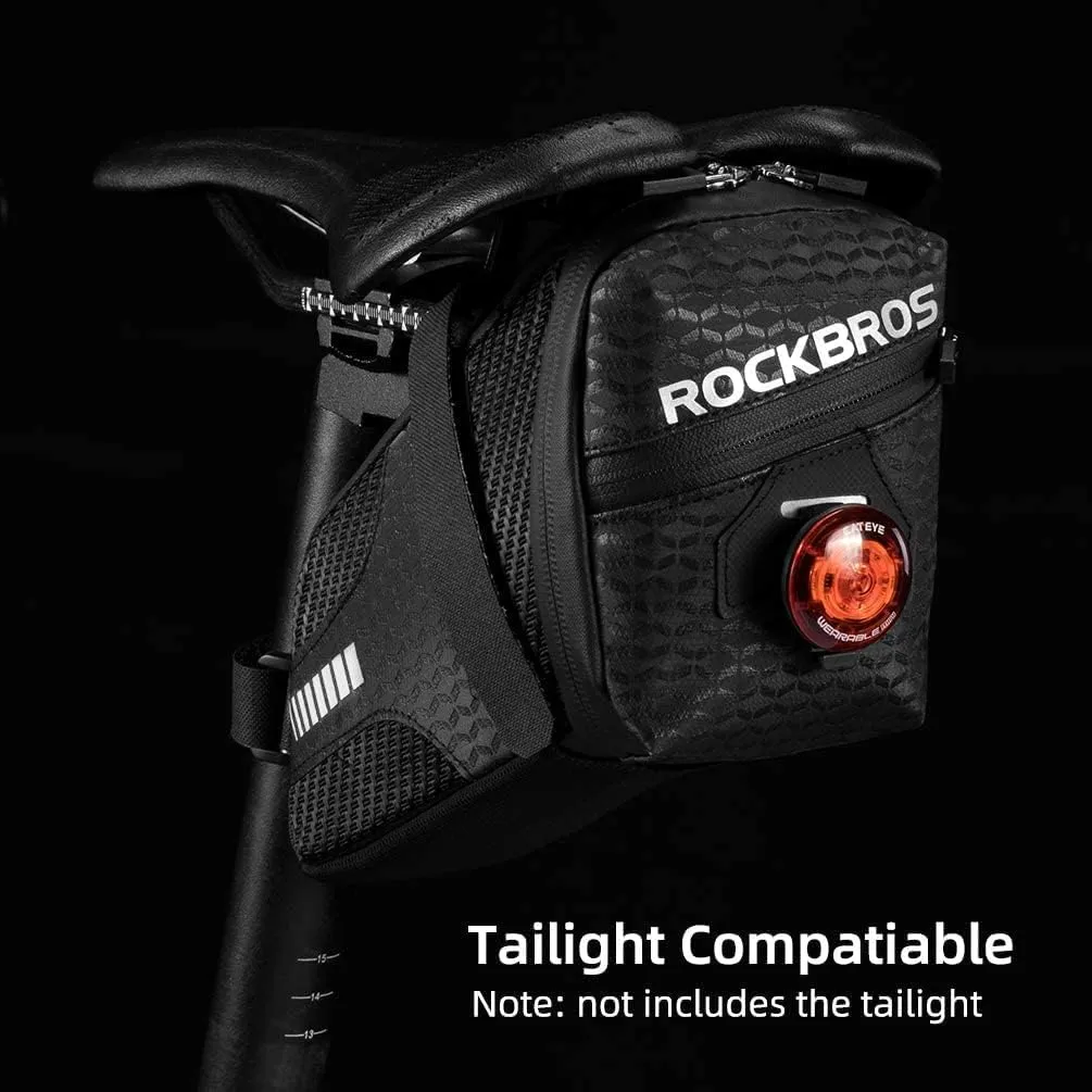 ROCKBROS Bike Saddle Bag  Under Seat 1.5L Cycling Accessories Storage Pouch