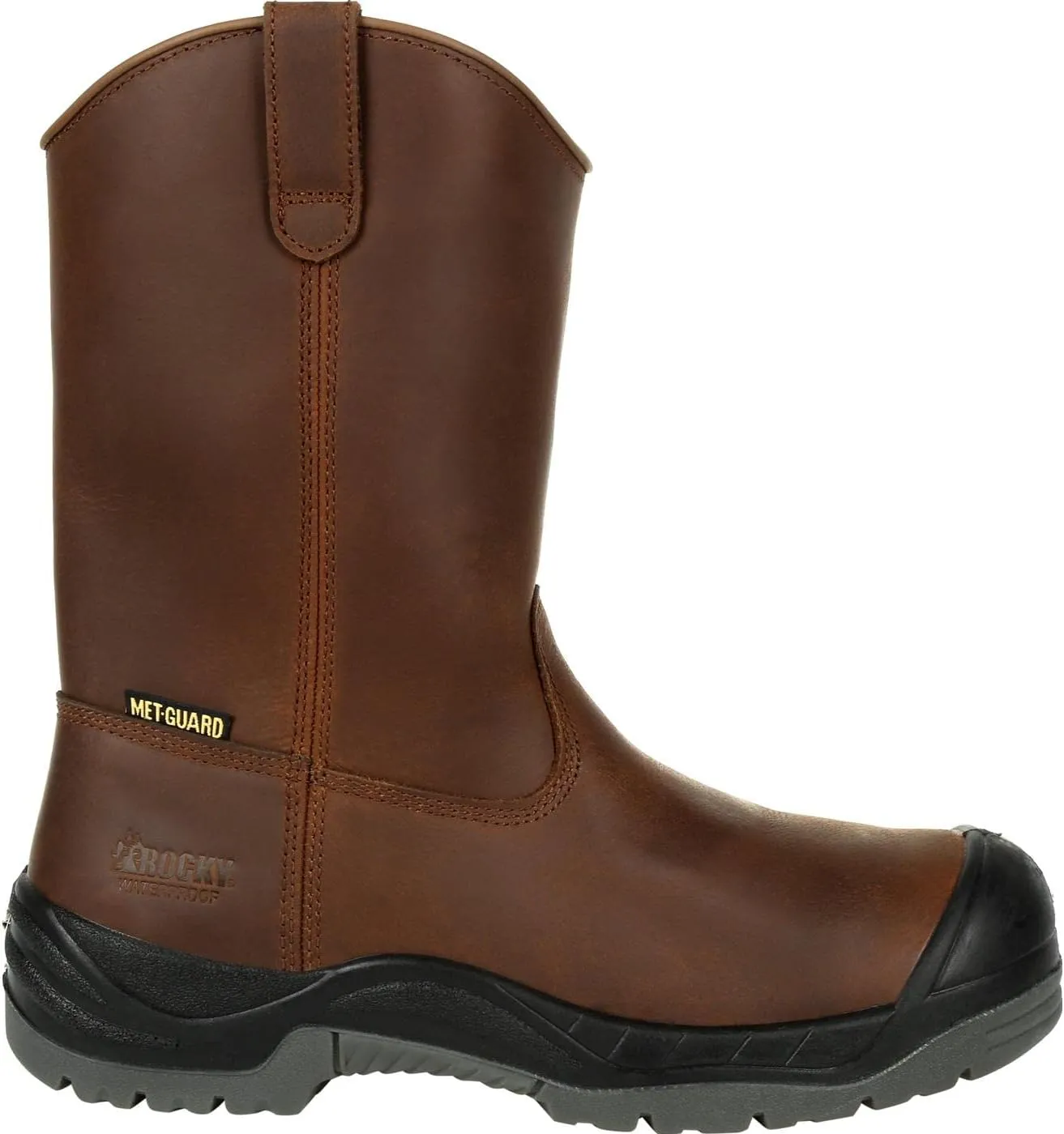 Rocky Men's Worksmart Composite Toe Internal Met Guard Work Boot Mid Calf