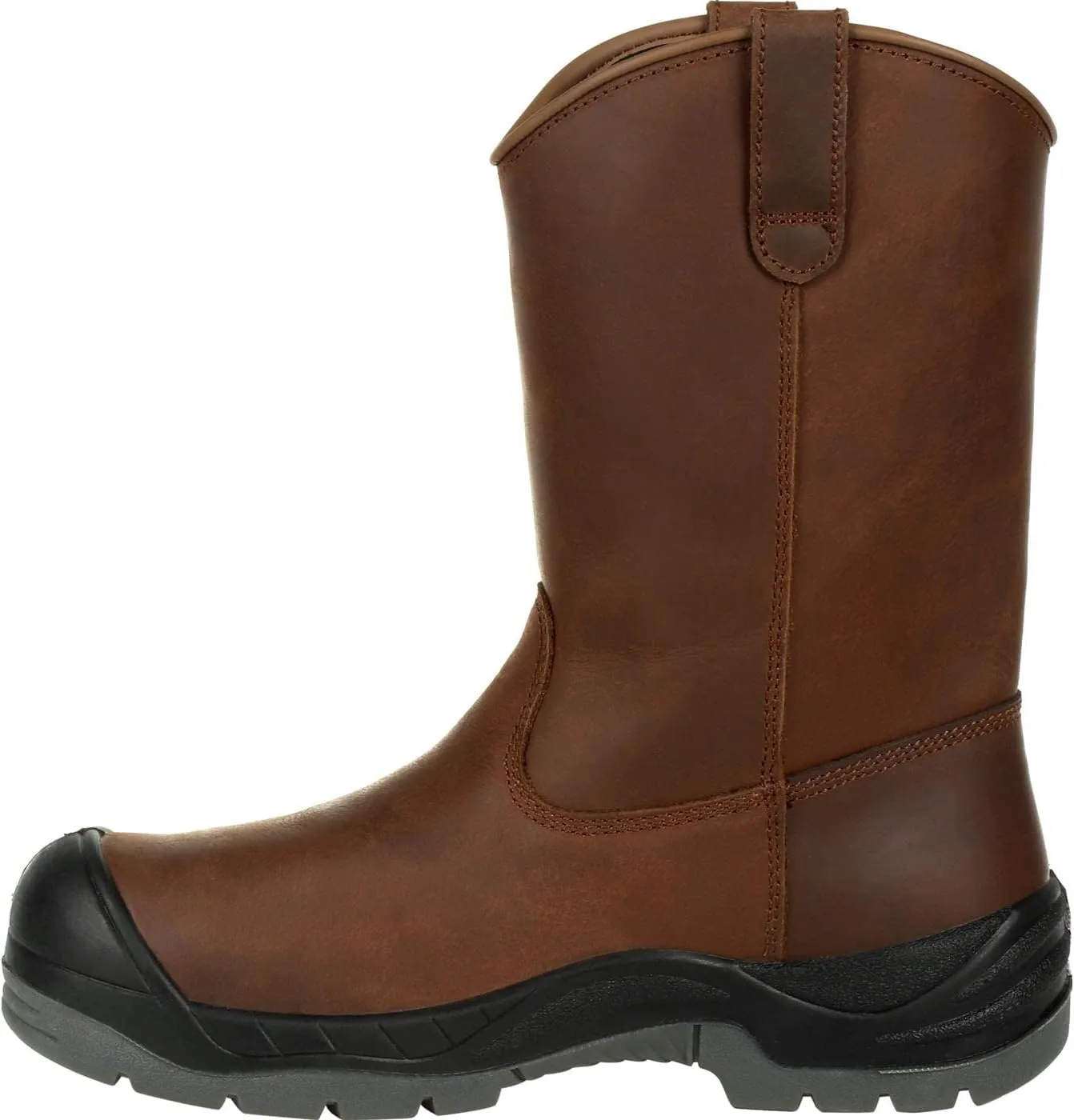 Rocky Men's Worksmart Composite Toe Internal Met Guard Work Boot Mid Calf